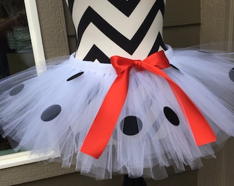 Dalmatian tutu, adult tutu, running tutu, black and white tutu, halloween tutu, running skirt, disney tutu, run disney, marathon tutu, dog
