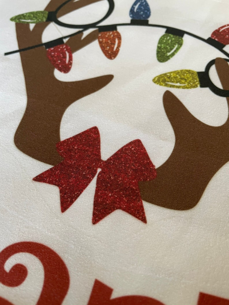 Christmas pillowcases, stocking stuffer, santa pillow cases, custom pillowcases, personalized pillowcases, gift for kids, reindeer pillow, image 5