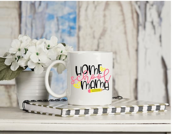 Homeschool mom cup, mama cup, homeschool mug, back to school, coffee cup, mom cup, home school, teacher gift, gift for mom, teacher mug