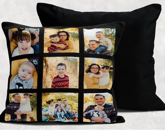 Photo pillow, personalized pillow, gift for mom, gift for grandma, photo gift, Personalized Pillow Cover, Custom Photo Pillowcase, decor