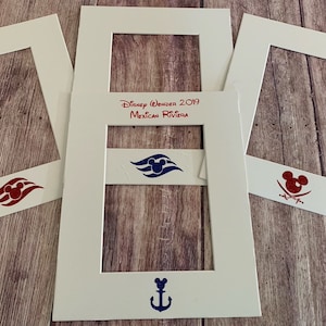 Fish extender gift, photo mat, DCL mat, character signatures, FE, Disney dream gift, Cabin gift, disney fantasy, custom photo mat, mickey