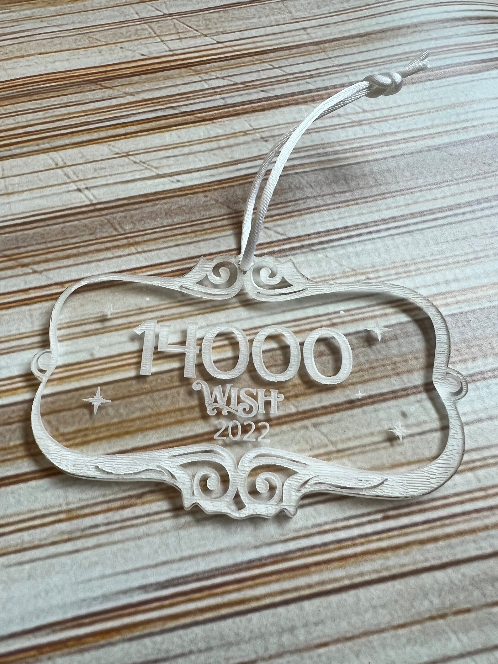 Disney Wish Ornament Ornament Exchange Wish Name Plate Etsy