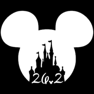 Disney Marathon Decal