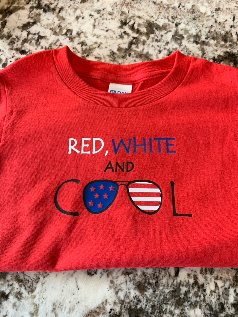 Fourth of July Boys Shirt Red White and Blue Boys Patriotic - Etsy