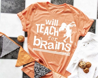 Halloween teacher shirt, Halloween shirt,  funny Halloween shirt, mom Halloween shirt, school tee, funny Halloween tee, Halloween 2021