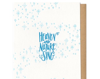 Heaven And Nature Sing Greeting Card