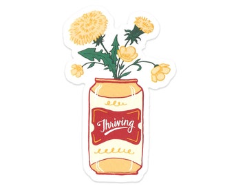 Thriving Beer Bouquet Sticker