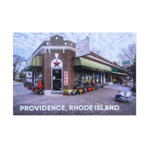Grenouille et crapaud Providence carte postale