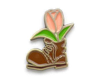 Tulip Boot Enamel Pin