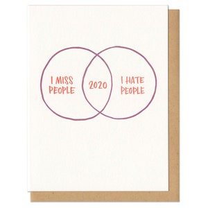 2020 Miss People Hate People Carte de voeux
