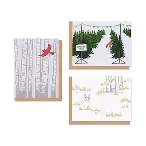 Holiday Patterns Cards Boxed Set of 9 image 1