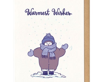 Tarjeta de felicitación con los mejores deseos