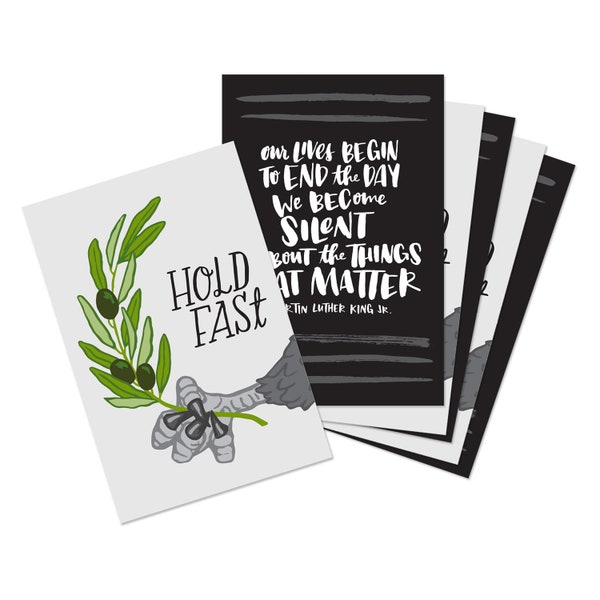 Hold Fast & MLK Jr. Resist Postcard Set