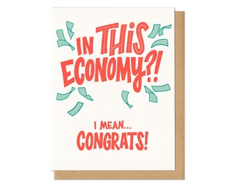 In This Economy?! Greeting Card