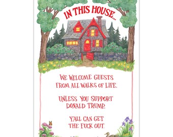 Impresión artística En esta casa