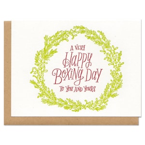 Een zeer gelukkige dag van het boksen voor u en uwe Greeting Card