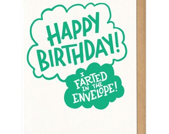 Birthday Fart Greeting Card