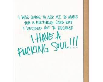 Tarjeta de felicitación de cumpleaños de IA