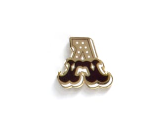 Enamel Letter Pin