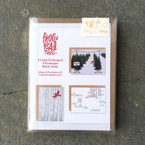 Holiday Patterns Cards Boxed Set of 9 image 3