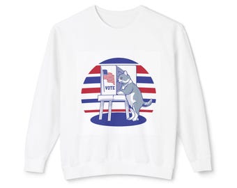 Vintage Katze Wähler Sweatshirt | Lustiges Katzen-Liebhaber-Sweatshirt | Wahlbekleidung