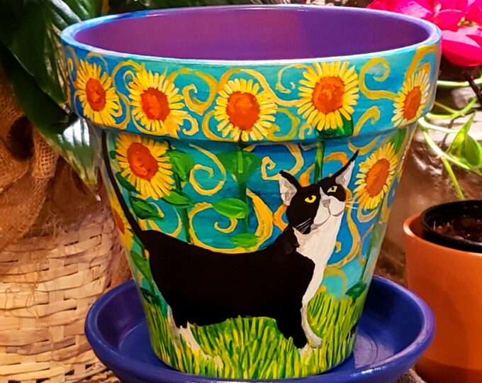 Hand Painted Planter Etsy