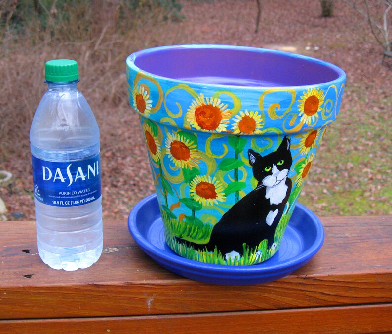 Hand Painted Planter Etsy