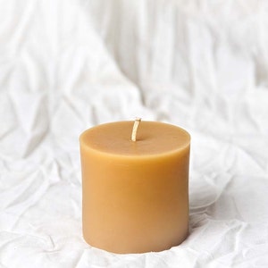 3&quot; x 3&quot; 100% Pure Beeswax with a pure cotton wick