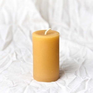 2x3&quot; Tres pilares de cera de abeja pura