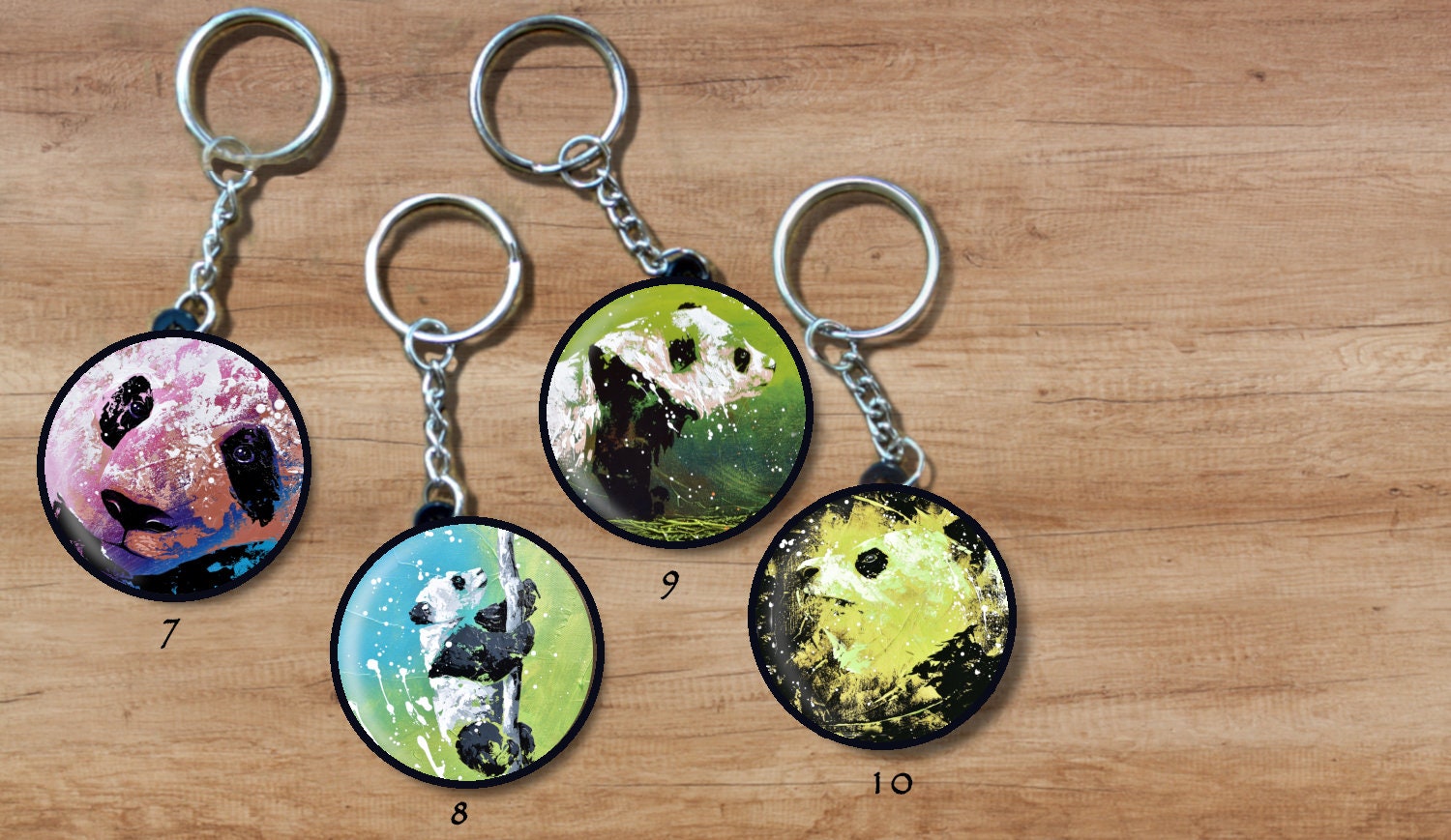 Keychain 2 Sides PANDAS // Animal of Asia // China // Portrait - Etsy UK Keychain 2 Sides PANDAS // Animal of Asia // China // Portrait - Etsy UK