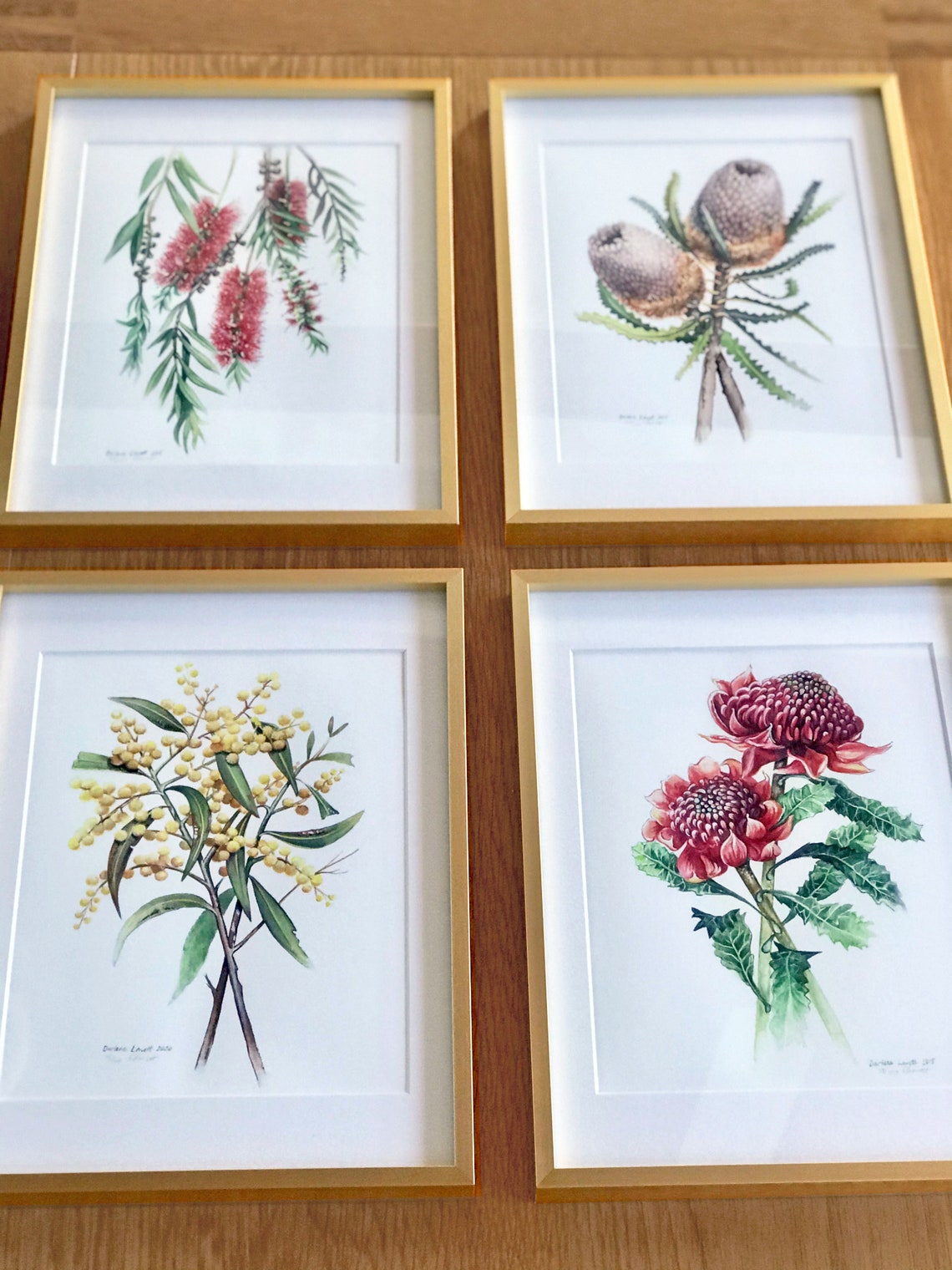 4 X Framed Fine Art Prints by Darlene Lavett Etsy Australia