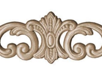 Ornate Scrollwork-Wood Applique-Decorative Wood-Wood Crafts-Unfinished Birch Plywood-10.75"