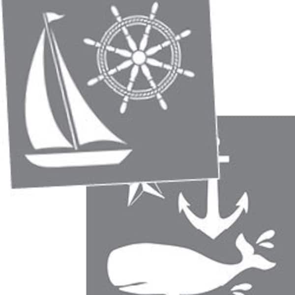 Nautical Stencils Etsy