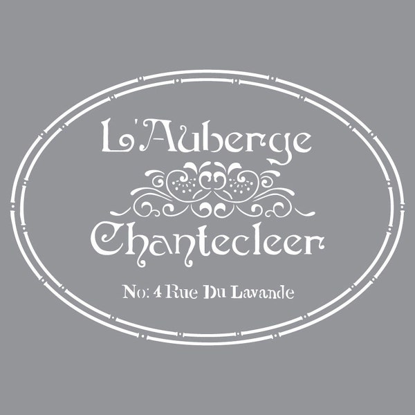 12" x 12", Americana Decor-Stencils-The French Inn