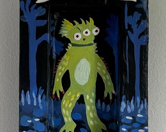 Lizard Man •  Paper Mache Art