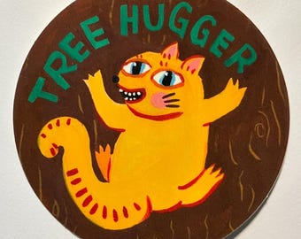 Tree Hugger sticker