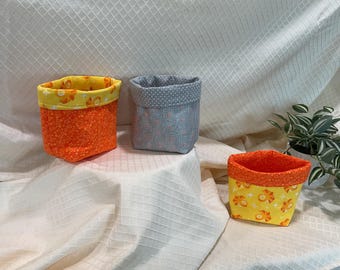 Quilted Fabric Basket