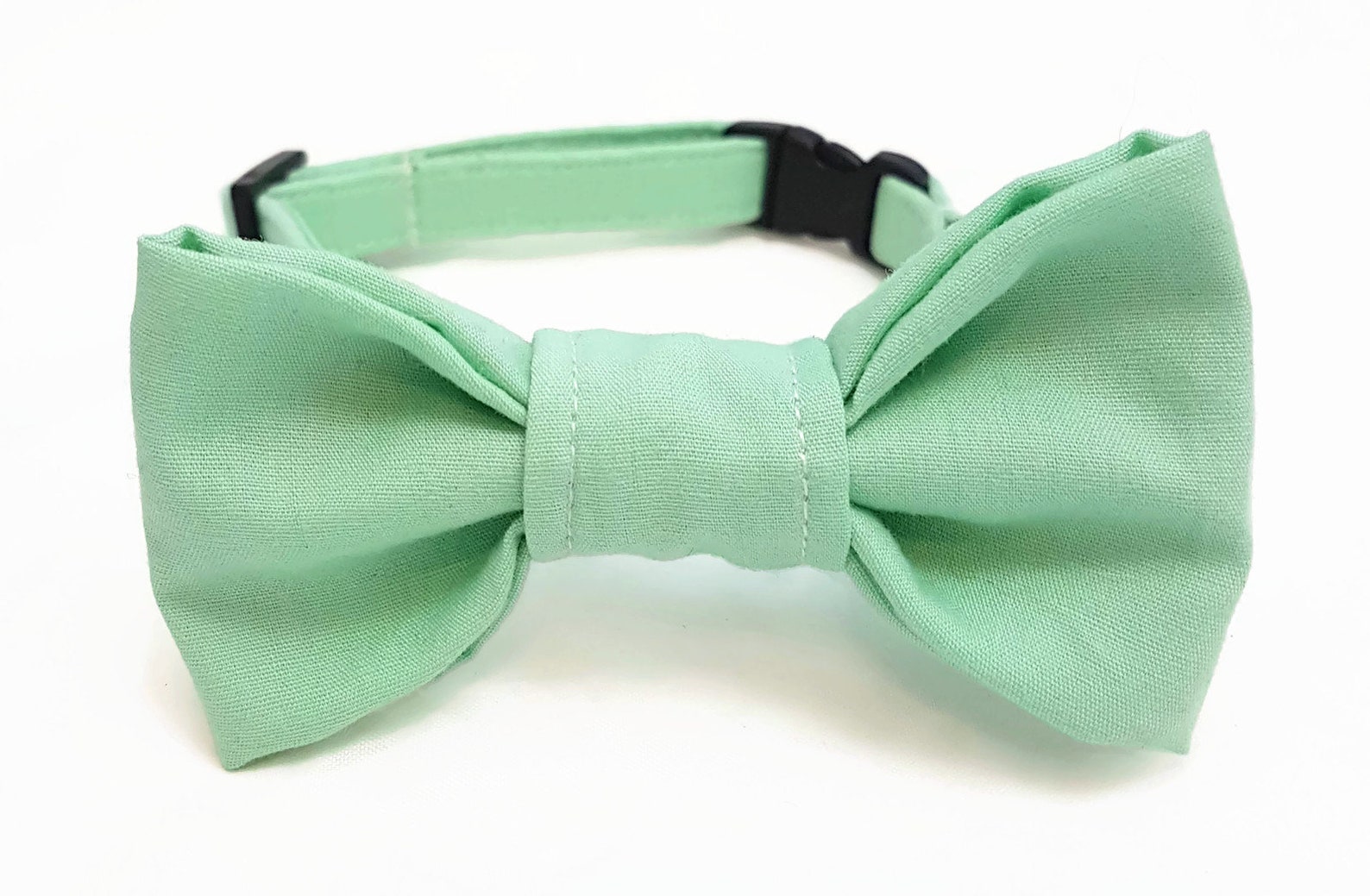 Cat Collar With Bow Tie mint Safety Etsy