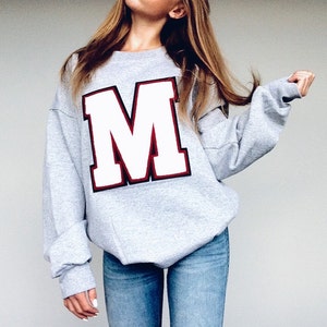 HUGE SALE! Letterman Sweatshirt Ladies PERSONALIZED Varsity Sweatshirt Canadian Heirloom soft sweatshirt sayings sweatshirt.