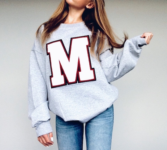 custom varsity sweatshirt