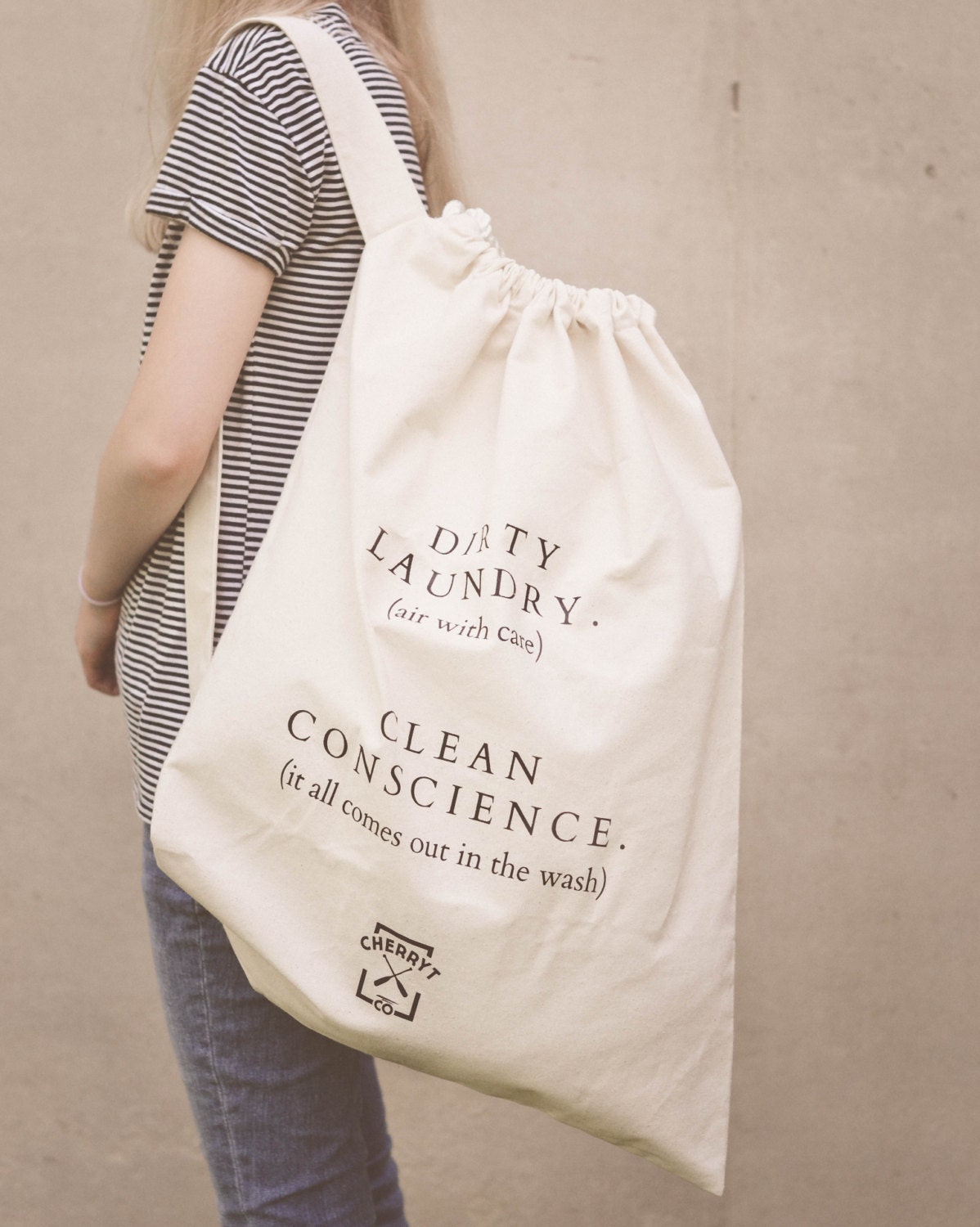 Canvas Laundry Bag