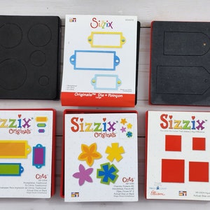 Sizzix Red Original Large Dies - Cutting Dies - Some Used Some New - Sizzix Cutting Dies - Sizzix Red Cutting Dies - Your Choice