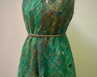 Bufanda de fieltro, chal, fieltro, lana merino, viscosa, azul, caqui, verde claro, tiffany, seda reciclada, hecha a mano, estilo bohemio, ecológico, regalo único