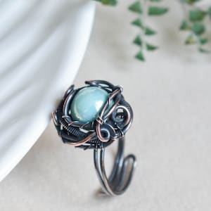 Keramik Kugel Ring, Kupfer Schmuck, Trending Now, Hexen Ring, Himmlischer Ring