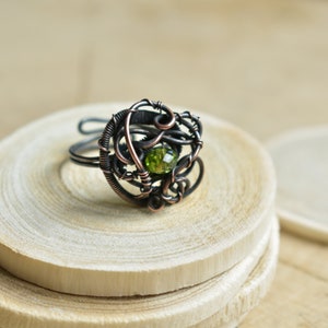 Glass Crystal Ring, Witchy Ring, Trending Now