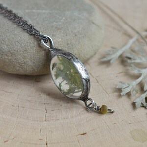 Real Moss Necklace, Preserved Flowers, Witchy Jewelry image 10