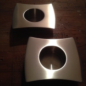 Studio Square Tealight holder pair image 2