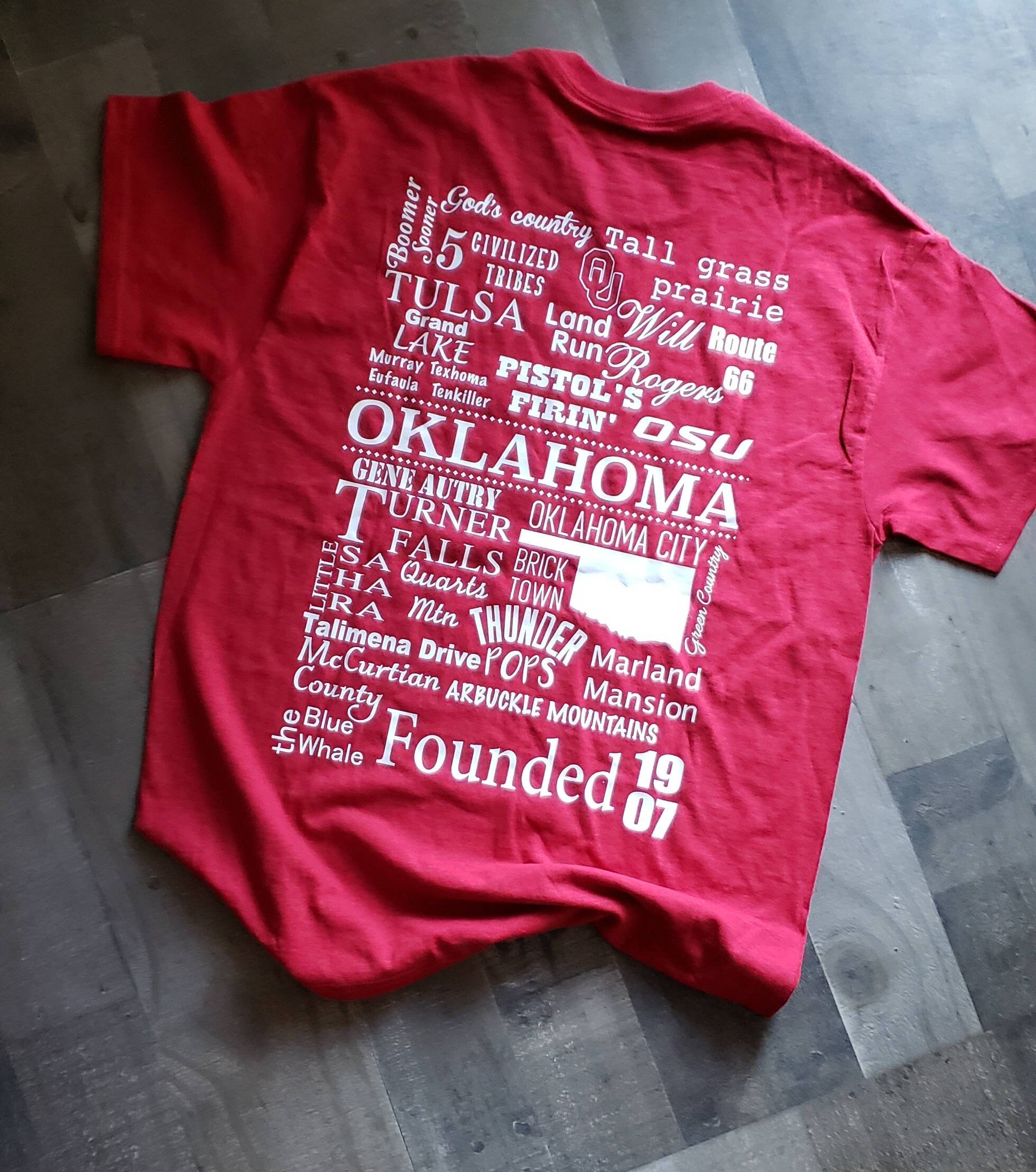 black okc thunder shirt