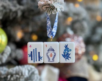 Mahjong Tiles Christmas Ornament Mahjong Gifts
