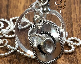 Cowboy Hat Essential Oil Aromatherapy Diffuser Necklace